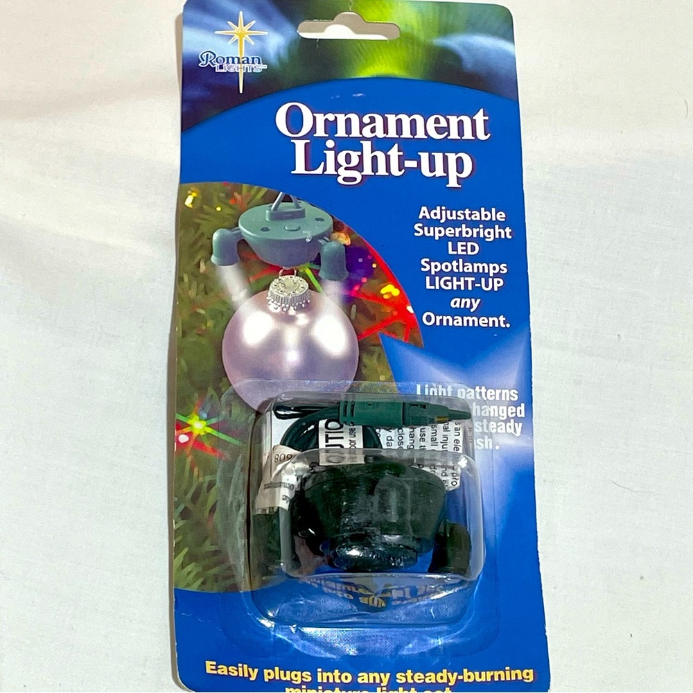 Roman Lights Ornament Spotlight Led Light Up Christmas Tree Decor Accessory